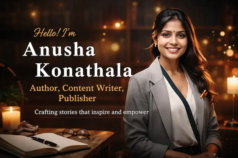 Anusha Konathala - Author Banner